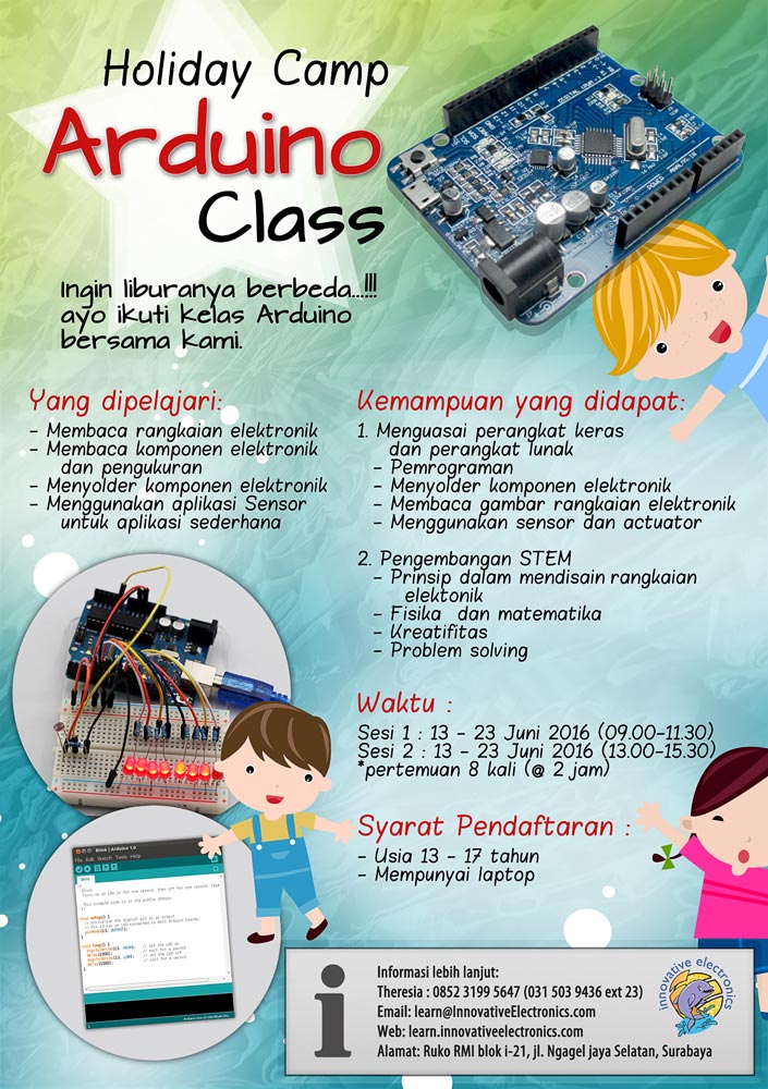 Holiday Camp Arduino Class 2016